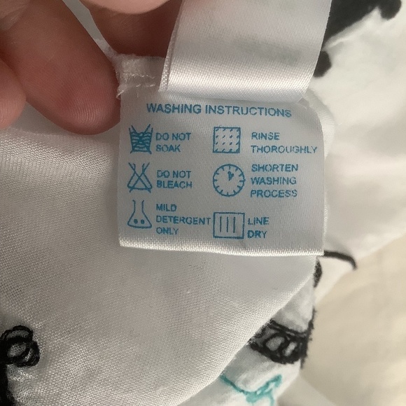 POUPETTE ST BARTH Floral Embroidered 3/4 Sleeve Blouse L‎ - Picture 15 of 16